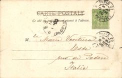 Paris CPA the door St Martin