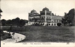 Paris CPA Montsouris Park the observatory