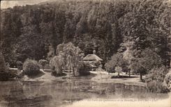 Luchon CPA the park of the Quincunxes and the refreshment bar of pre