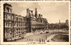 Paris CPA L'hotel de ville