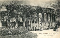 Paris CPA Park Heap the colonnade