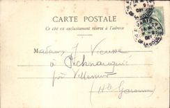 Paris CPA Park Heap the colonnade