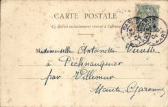 Paris CPA the garden of Luxembourg Medicis Fountain