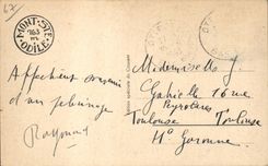 Str Odile CPA anbringen die Wolbung des Kreuzes