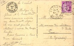 Str Odile CPA anbringen die Terrasse