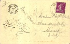 Str Odile CPA anbringen die in von der Flache gesehen wird