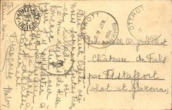 Statue Brut-Einfassungs-Str-Odile CPA