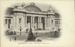 Paris CPA Fair of 1900 Entrance of the large palate