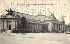 Paris CPA the Grand Palais of the Champs Elysees