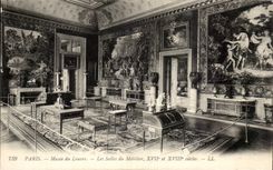 Paris CPA Musee du Louvre Les salles du mobilier 17e et 18eme