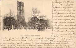 Paris CPA La tour Saint Jacques
