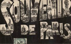 Paris CPA Souvenir