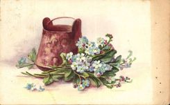 CPA Phantasie-Blumen