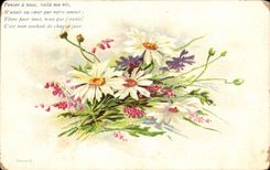 CPA Phantasie-Blumen