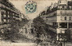 Paris CPA Angle de la rue Richelieu et Grand Boulevards