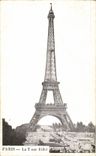 Paris CPA Eiffel Tower