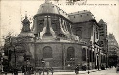 Paris CPA Church St Nicolas of the Hanging-post