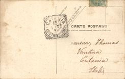 Paris CPA Portes du carrousel (cote quais)