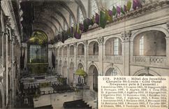 Paris CPA Hotel of Invalides the Vault St Louis Dimensions western