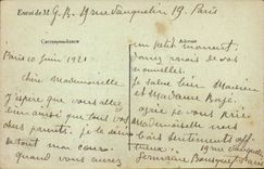 Paris CPA Arc de Triomphe and places it Etoile