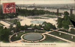 Paris CPA Panorama de Paris La rue de Rivoli