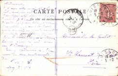 Paris CPA Street Soufflot and the Pantheon