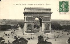 Paris CPA View of the place of Etoile