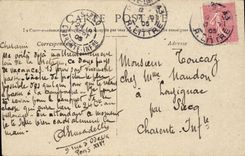 Paris CPA the avenue of the Champs Elysees