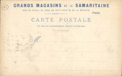 Paris CPA Monument de Gambetta (Grands Magasins de la Samaritaine)