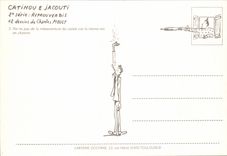 CPM Humour Dessin de Charles Mouly Ne ris pas de la mesaventure du voisin car la tienne est en chemin (pecheur)