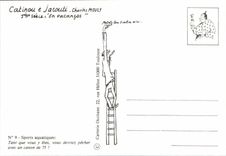 CPM Humour Dessin de Charles Mouly Sports aquatiques