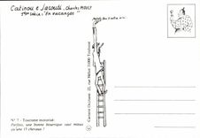 CPM Humour Dessin de Charles Mouly Tourisme motorise (automobile) ane donkey)