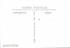 MODERN CARD Stations Guard of travelling office (1889)