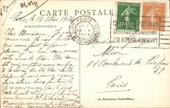 Paris CPA Panorama des Tuileries et l'arc de triomphe du Carrousel