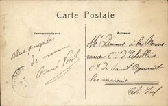 Paris CPA Parks quay of Orsay