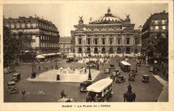 Paris CPA La place de l'opera