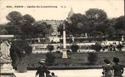 Paris CPA Garden of Luxembourg