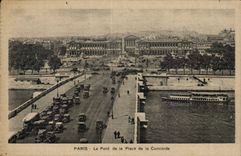 Paris CPA Le pont de la Place de la Concorde