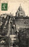 Paris CPA Le funiculaire du Sacre Coeur