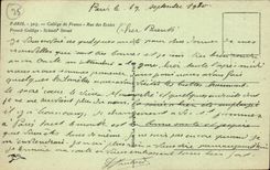 Paris CPA Collège de France Street of the Schools