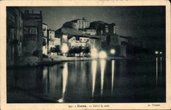 Corse Corsica CPA Calvi la nuit