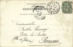 Paris CPA Le Louvre La colonnade