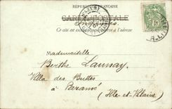 Paris CPA the street Soufflot and the Pantheon