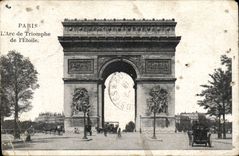 Paris CPA Arc de Triomphe of the Carousel