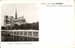 Paris CPA Abside de Notre Dame Chicoree A La Bergere (bonzel Haubourdin)