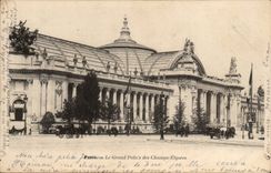 Paris CPA the Grand Palais of the Champs Elysees