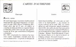 REPRODUCTION Biarritz La plage et le casino municipal