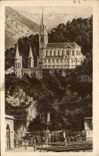 Lourdes CPA the basilica and the cave