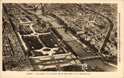 Paris CPA Perspective de la Seine de la Concorde a l'ile Saint Louis