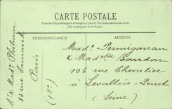 Paris CPA the small palace (barouches exposure 1900)